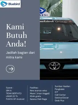 Lowongan Kerja Pengemudi Blue Bird Taksi