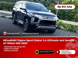 [LOW KM] Mitsubishi Pajero Sport Dakar 2.4 Ultimate 4x4 AT Hitam 2023