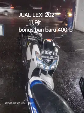 Jual Motor lexi 2021 Diskon jadi 11jutaan