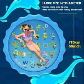 SPLASH POOL AIR MANCUR PLAYMAT 170CM / KOLAM AIR MANCUR MAINAN ANAK