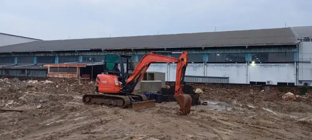 Rental excavator becko breaker vibro dozer wales dumptruk