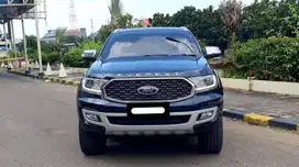 km 13 ribu ford everest titanium biturbo 4x4 awd 2022 pakai 2024 biru