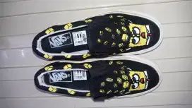 Sepatu Anak Vans Spongebob Slip On Size 32 (Bonus Kaus Kaki + Topi)