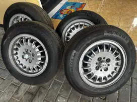 VELG BMW E30 ORI civic honda bootle cap R14 4x100 + bonus ban