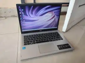 Acer core i3 gen 13 oake 6bln ram 8gb nvme 256gb FHD mulus