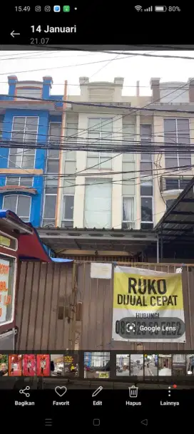 Dijual cepat ruko murah zona komersil lokasi tebet raya