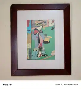 Lukisan Antik Jepang ukuran 26 x 39 cm