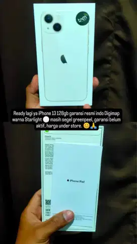 iPhone 13 128GB garansi resmi Indonesia 1 tahun