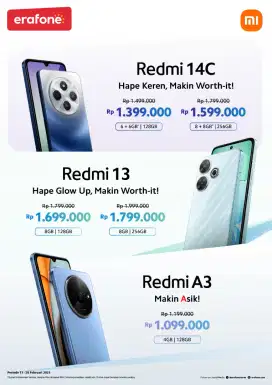 Cashback Febuari Redmi 13 8/256