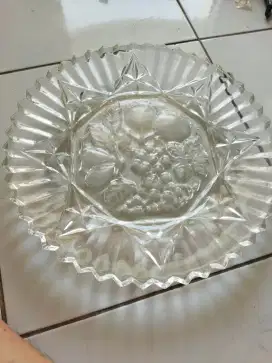 Piring kristal saji cantik