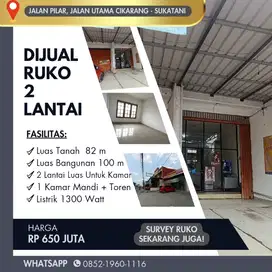 Dijual Ruko 2 Lantai di Cikarang Sukatani LB 100 m²