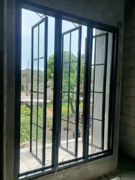 Jendela aluminium kaca tempahan