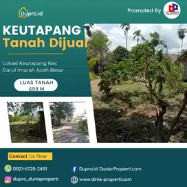 KEUTAPANG TANAH DIJUAL LUAS TANAH 699 M