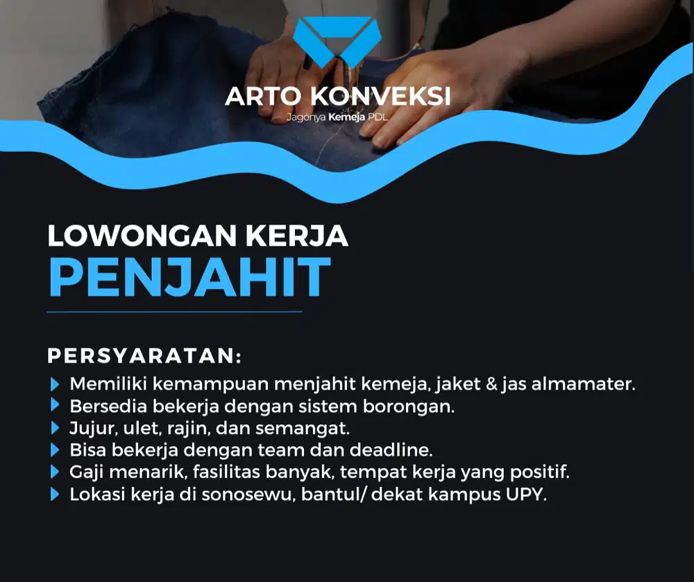 Penjahit Konveksi