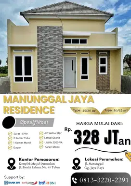 PERUMAHAN MANUNGGAL JAYA RESIDENCE