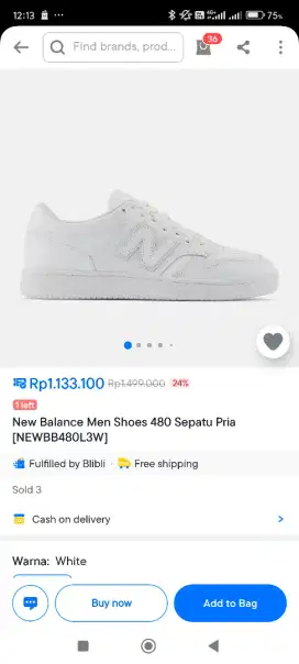 New balance beli kegedean. Size 10/43