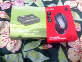 Hdmi video capture by Lexcron & Mouse Wireless gaming Gamen GM300W