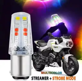 Lampu rem/stop warna warni kedip