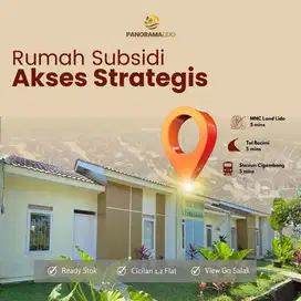 Rumah subsidi pemerintah di bogor cicilan 1,2 flat