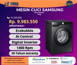 Mesin Cuci samsung ww14t504dbase