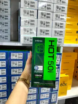 INFINIX HOT 50i RAM 6/128GB BNIB - SEGEL BOX GARANSI RESMI 1 TAHUN