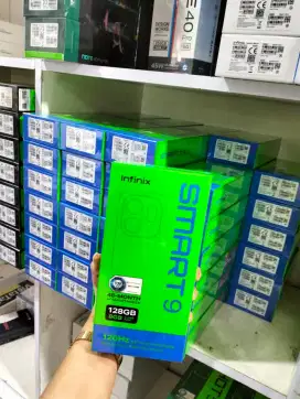 INFINIX SMART 9 RAM 4/128 BNIB - SEGEL BOX GARANSI RESMI 1 TAHUN