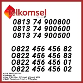 nomer cantik Telkomsel,, serian ratusan & ABC ABC