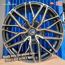 Ready Velg Zen wheell ring 20x8,5 pcd 5x114,3 4pcs
