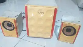Subwoofer speaker aktif BOLDe,bs colok ke hp,pc