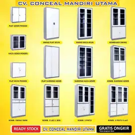 Lemari Arsip Besi Kantor Filling Kabinet Loker Locker Karyawan Sliding