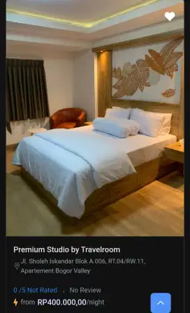Di sewakan/di jual apartemen bogor valley, lokasi strategis