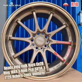 Ready Velg Volk Rays Ce28
Ring 18X9.5 Hole Pcd 5X114.3 ET25
Reborn