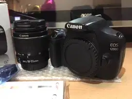 Kamera SLR CANON 1200D Siap pakai Mulus Lengkap Foto N video OK