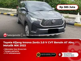 [LOW KM] Toyota Kijang Innova Zenix 2.0 V CVT Bensin AT Abu 2022/2023