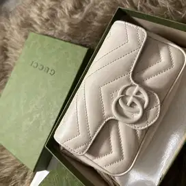 Gucci SuperMini Marmont White