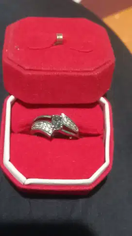 Permata alami bi turmalin cincin cewe