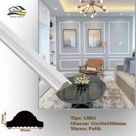 List Wall Moulding PVC Ukiran Dinding 3 Meter Dekorasi Interior Rumah
