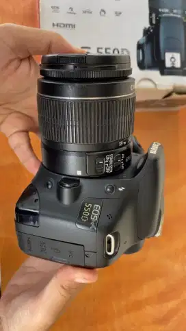 Canon 550d EFS 18-55mm SC 13ribu