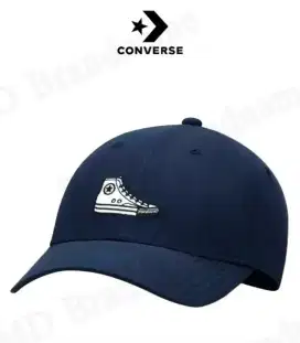 Topi CONVERSE Sneaker Patch Baseball Hat Navy (10023501-A06)