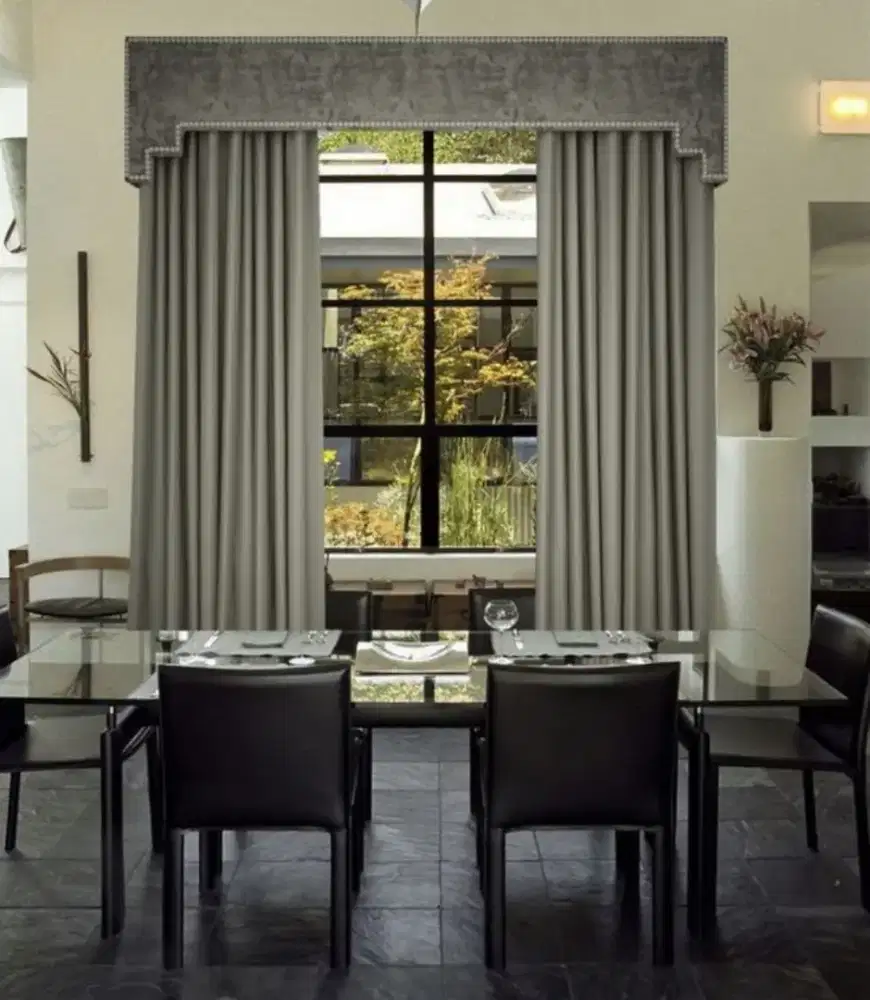 Pasang gordyn gorden murah vertikal roll blind jasa wallpaper dinding