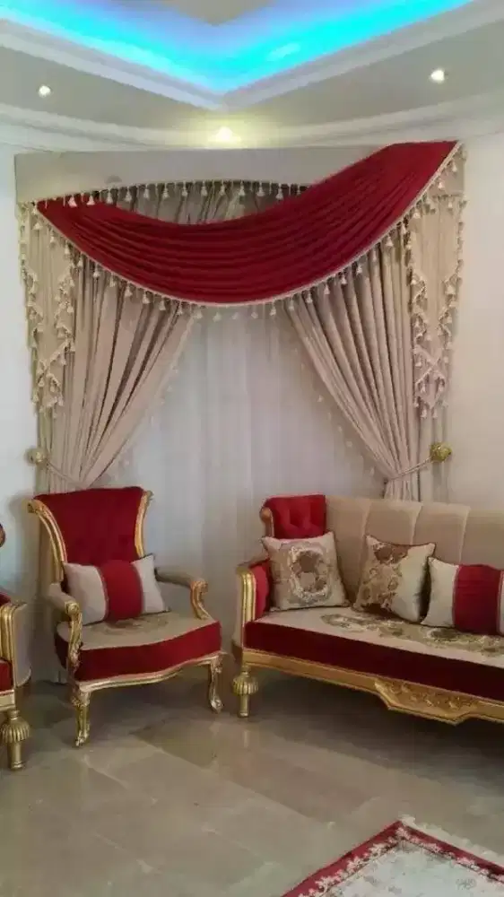 Pasang gordyn gorden murah vertikal roll blind jasa wallpaper dinding