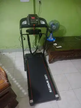 Alat Fitness Treadmill Elektrik 2 fungsi LS209 Max BB 90 kg
