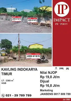 KAVLING INDOKARYA TIMUR