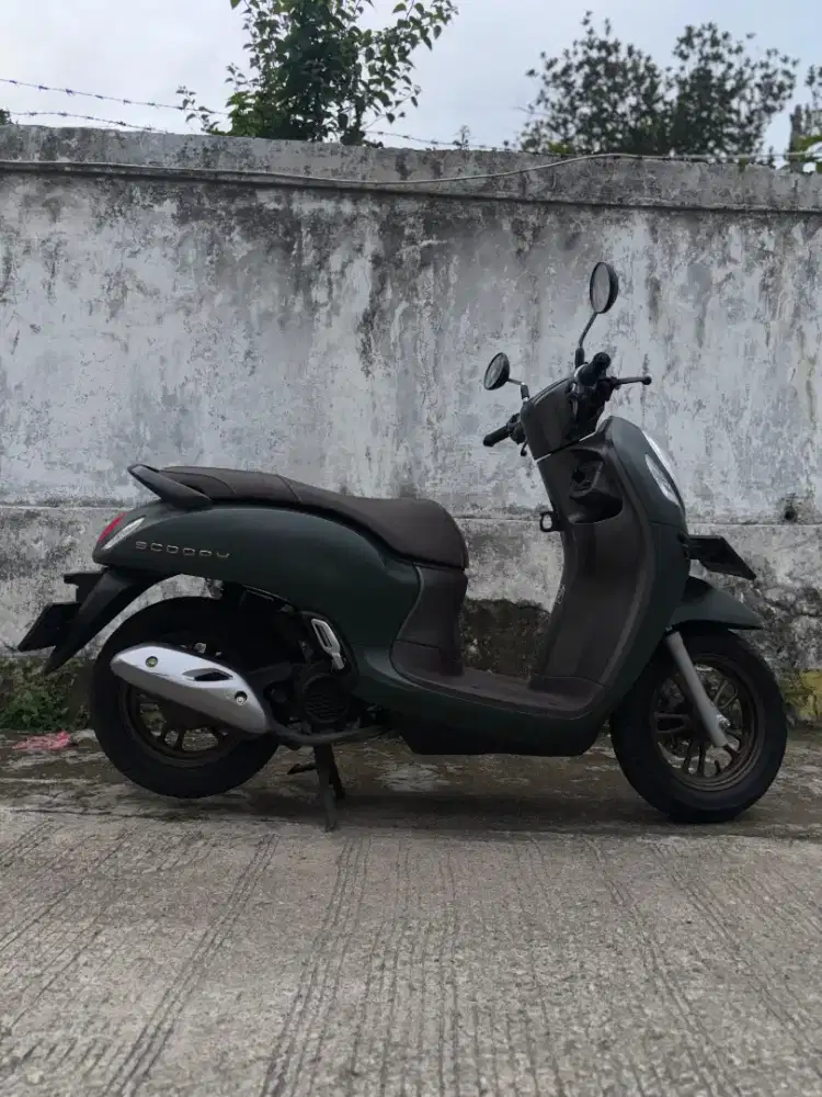 Scoopy donat hijau matt