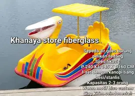 Sepeda air gowes burung pelikan sedang baru!