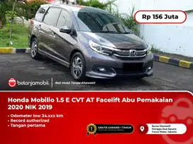 [ LOW KM 34RB ] Honda Mobilio 1.5 E CVT AT Facelift Abu 2019/2020