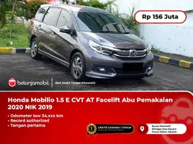 [ LOW KM 34RB ] Honda Mobilio 1.5 E CVT AT Facelift Abu 2019/2020