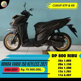 HONDA VARIO 150 KELYESS 2021 KREDIT DP 800RIBU ANGSURAN SANGAT RENDAH