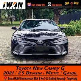 2021 Toyota New Camry G 2.5 Autometic