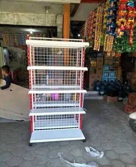 Rak Minimarket Warung Kios & Toko sembako (rak Gondola) 90cm x 150cm